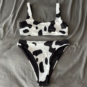 Cow Print Bikini (M)